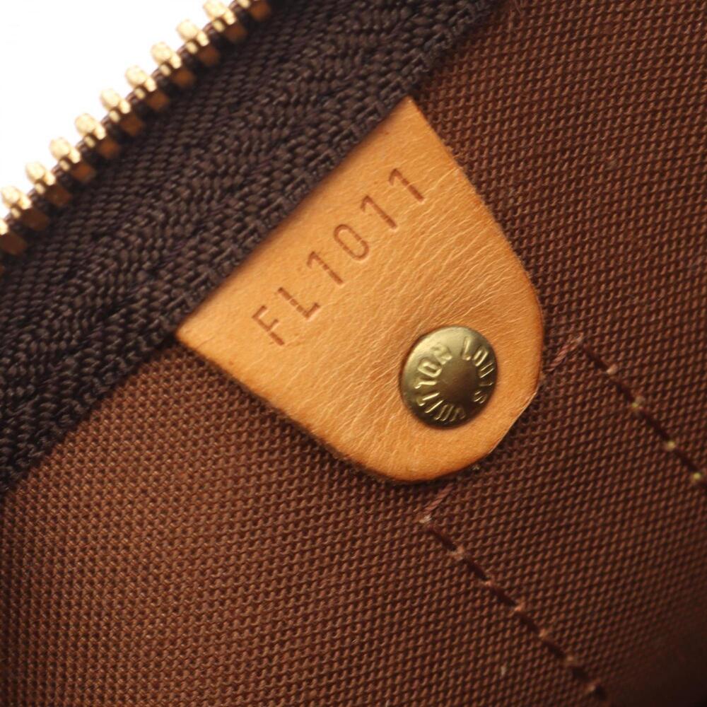 LOUIS VUITTON Brown Monogram Leather Keepall 45 Boston Bag - Picture 5 of 11